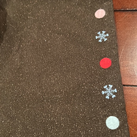NWT Gymboree Winter Snowflake brown corduroy sparkle snowflake dot Pants Size 10 - Picture 5 of 15